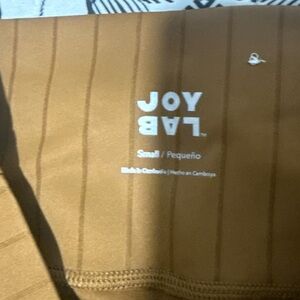 JoyLab Tan Striped Activewear